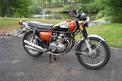 1974 Honda 550 Number 2 in orange 001