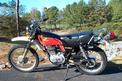 1976 Honda XL350 left side view