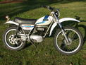 1975 Ossa Explorer 250 white blue from Bike Week 07 004