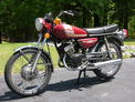 1975 Yamaha RD125 redgold Erv 508 001