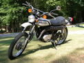 1974 Kawasaki F7 silver after 709 002