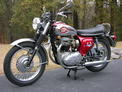 1968 BSA Lightning red chrome 1209 001