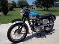 1961 Tri T120C blue moose